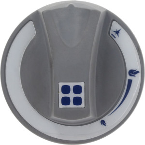 KNOB GREY ϕ 71 mm SILK-SCREEN PRINTED