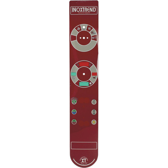 PLATE ELECTRONIC RED