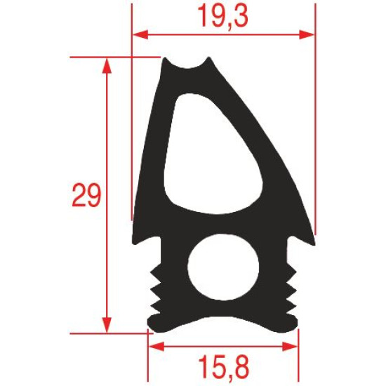 GASKET FOR OVEN DOOR 890x690 mm GASKET FOR OVEN DOOR 890x690 mm