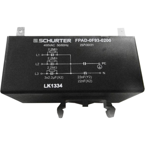 INTERFERENCE SUPPRESS. FILTER 3-PHASE 40