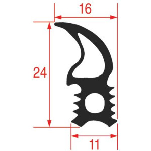 GASKET FOR OVEN DOOR 780x665 mm