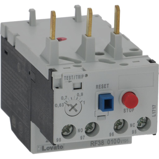 THERMAL RELAY LOVATO 0.63-1 A THERMAL RELAY LOVATO 0.63-1 A
