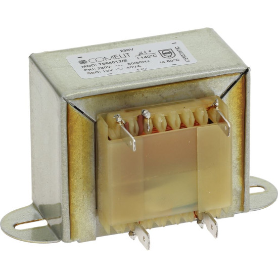 TRANSFORMER 230V/12V 40VA TRANSFORMER 230V/12V 40VA