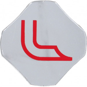 ADHESIVE LABEL - STICKER CHROME 