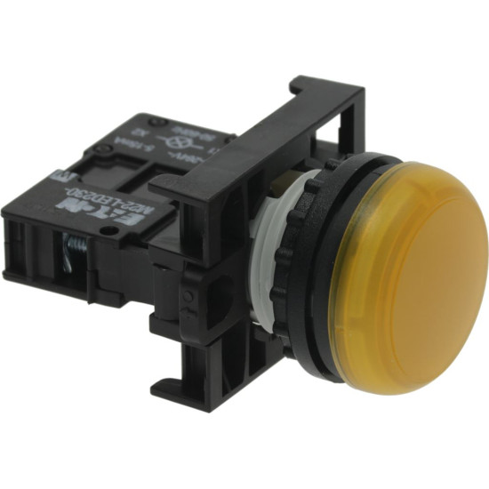 Control lamp complete yellow Control lamp complete yellow