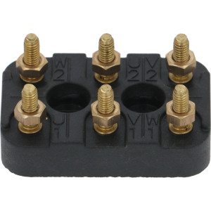 TERMINAL BLOCK BLACK 50x32x12 mm