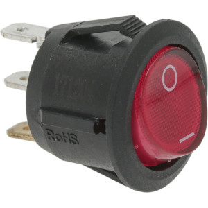 SWITCH 1-POLE RED 0-1