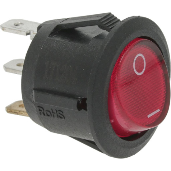 SWITCH 1-POLE RED 0-1 SWITCH 1-POLE RED 0-1