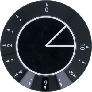 KNOB BLACK ϕ 58 mm 0-10 POS.