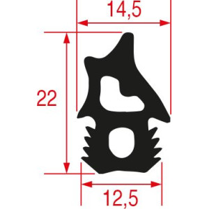 DOOR GASKET FOR OVEN 1990 mm