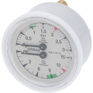 PRESSURE GAUGE FOR BOILER-PUMP ϕ 63 mm