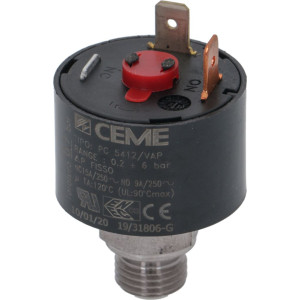 KIT PRESSURE SWITCH CEME 0.2-6 BAR