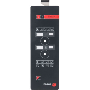 SCREEN PRINTING BUTTON-PANEL 540X173 MM