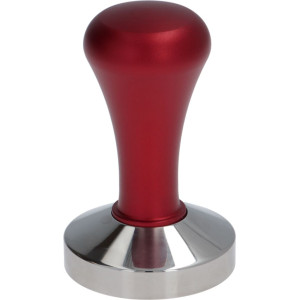 TAMPER STAINLESS STEEL RED ϕ 58 mm