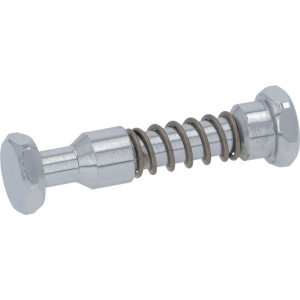 Pressure pin for kettle drain tap