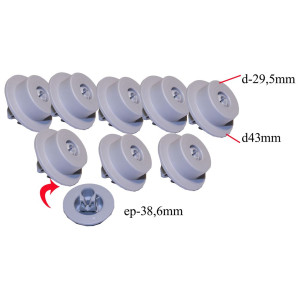 WHEEL KIT FOR LOWER BASKET ELECTROLUX 40