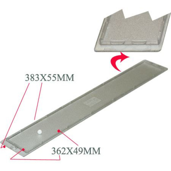 LIGHT DIFFUSER FOR HOOD ELECTROLUX 50029