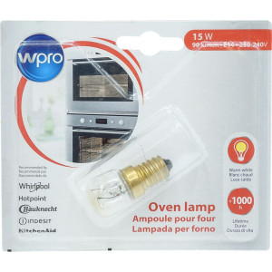 LAMP E14 15W 300C° WPRO WHIRLPOOL 484000