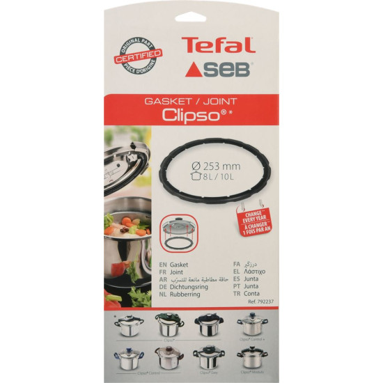 GASKET FOR PAN SEB CLIPSO 8->10 L