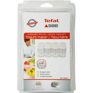 VASE WITH LID - 8 pcs