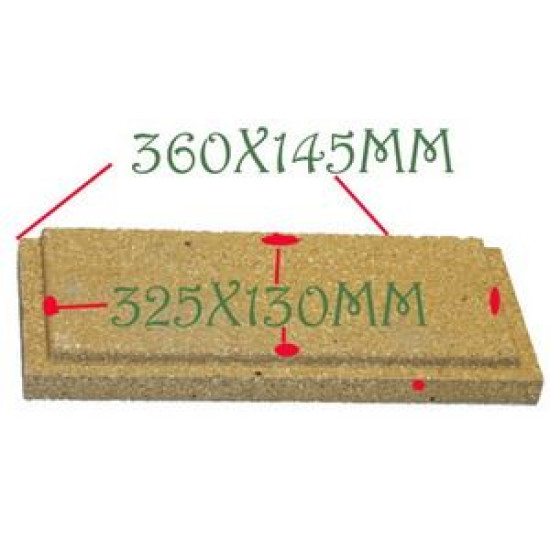 LOW RIGHT/LEFT REFRACTORY BRICK C08631
