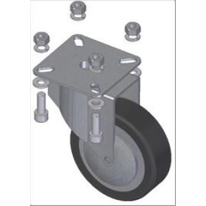 SET WHEEL WITHOUT BRAKE S.S PODIUM