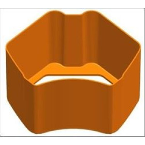 PODIUM COLOR PEEL BUCKETS  ORANGE