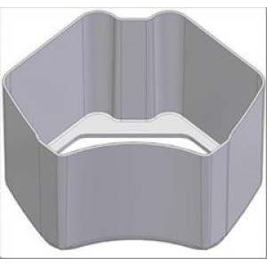 PODIUM COLOR PEEL BUCKETS  SILVER