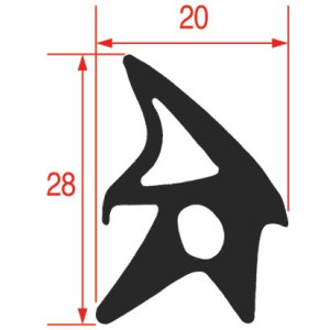 GUARNIZIONE PORTA FORNO 2040 mm