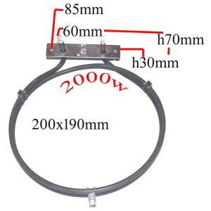 HEATING ELEMENT 1700W 230V WHIRLPOOL 481