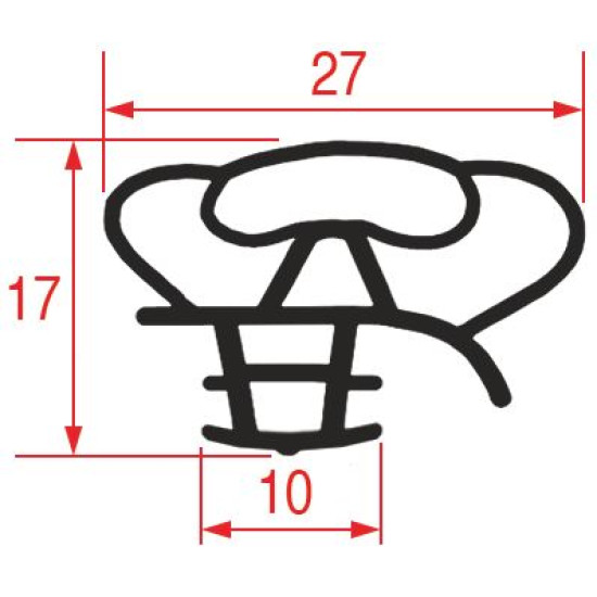 SNAP-IN GASKET WHIRLPOOL 481946818202