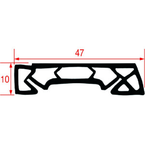 GASKET FOR OVEN DOOR RETAINER 540 mm