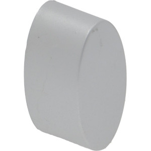 PUSH-BUTTON ELLIPTICAL 21x11 mm SILVER