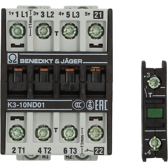 CONTACTOR BENEDIKT/JAGER K3-10ND01 CONTACTOR BENEDIKT/JAGER K3-10ND01