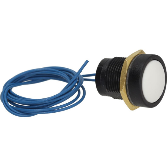 PUSH-BUTTON WHITE 1-POLE
