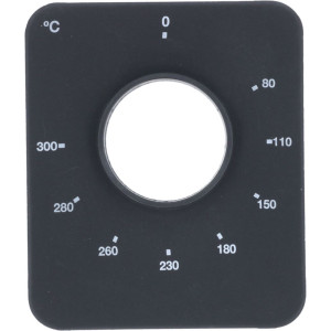 RING NUT FOR KNOB GREY SCREEN-PRINTED