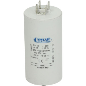 CAPACITOR µF 50 250V 50/60Hz