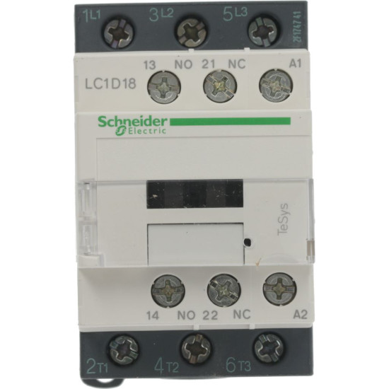CONTACTOR SCHNEIDER LC1D18M7 CONTACTOR SCHNEIDER LC1D18M7