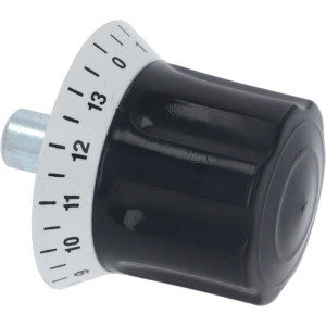 DIAL BLACK SCALE 0-15