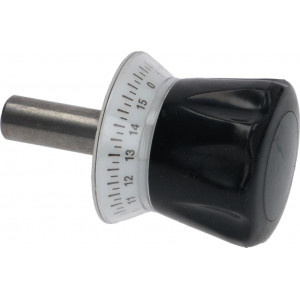 ADJUSTABLE KNOB BLACK ϕ 18x110 mm