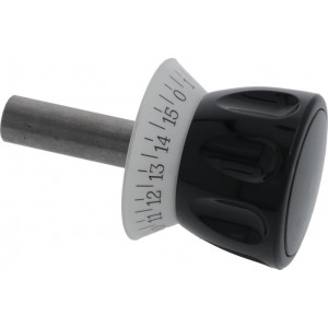 ADJUSTABLE KNOB BLACK ϕ 18x121 mm