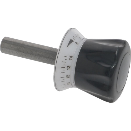 ADJUSTABLE KNOB BLACK ϕ 18x138 mm ADJUSTABLE KNOB BLACK ϕ 18x138 mm