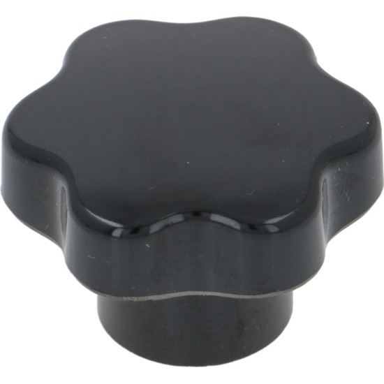 KNOB BLACK PITCH M6 ϕ 40 mm
