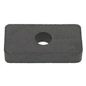 RECTANGULAR MAGNET W/HOLE 24x12x5 mm