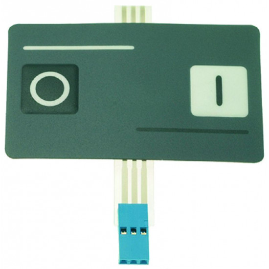 DIGITAL RECTANGULAR PUSH-BUTT.PANEL O-I