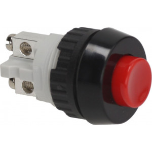 RED SINGLE-POLE PUSH-BUTTON 0.7A 250V