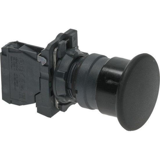 MUSHROOM PUSH-BUTTON BLACK 3A 230V MUSHROOM PUSH-BUTTON BLACK 3A 230V