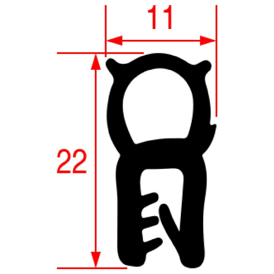 COVER GASKET SOLD PER METER