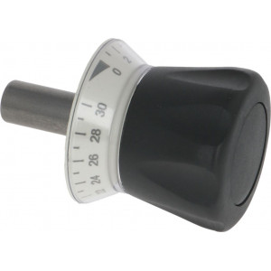 ADJUSTABLE KNOB BLACK ϕ 18x110 mm