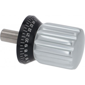 ADJUSTABLE KNOB ALUMINIUM ϕ 18x118 mm